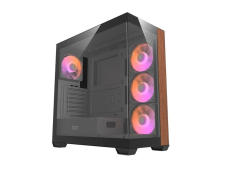 DarkFlash DS900 Black doble cristal templado y frontal madera