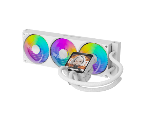 darkFlash DW-DV360SMAX-W-EU1 sistema de refrigeración para ordenador Procesador Sistema de refrigeración líquida todo en uno 36 cm Blanco 1 pieza(s