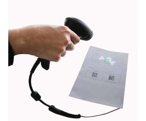 Datalogic QuickScan QD2500 Lector de códigos de barras portátil 1D/2D Negro