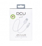 DCU Advance Tecnologic 30402065 cable USB 2 m USB 3.2 Gen 1 (3.1 Gen 1) USB C USB A Blanco