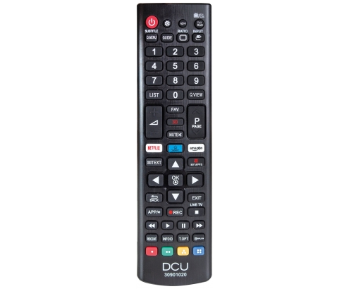 DCU Advance Tecnologic 30901020 mando a distancia IR inalámbrico TV Botones