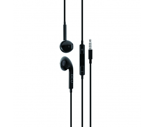 DCU Advance Tecnologic 34151001 auricular y casco Auriculares Alámbrico gancho de oreja Llamadas/Música Negro