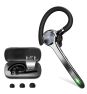 DCU Advance Tecnologic 34153007 auricular y casco Auriculares Inalámbrico gancho de oreja, Dentro de oído Business/Everyday USB Tipo C Bluetooth Gri