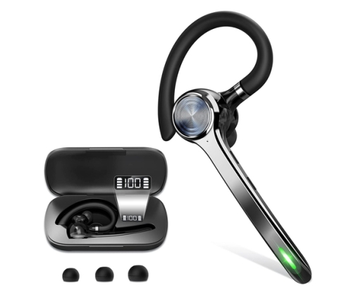 DCU Advance Tecnologic 34153007 auricular y casco Auriculares Inalámbrico gancho de oreja, Dentro de oído Business/Everyday USB Tipo C Bluetooth Gri