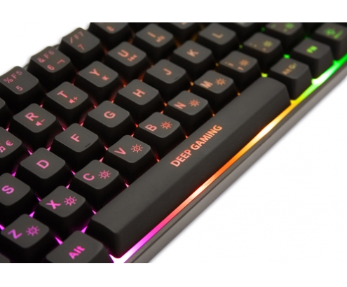 Deep Gaming mini TM065 teclado USB QWERTY Español Negro