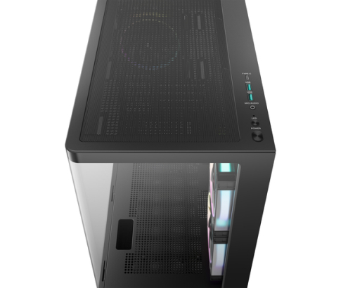 DeepCool CG380U 3F Torre Negro