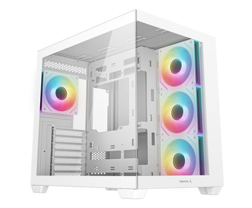 DeepCool CG530 4F WH Midi Tower Blanco