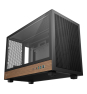 DeepCool CH260 WOOD Micro Torre Negro, Madera
