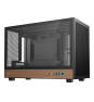 DeepCool CH260 WOOD Micro Torre Negro, Madera