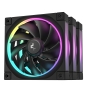 DeepCool FL12-3 in 1 Carcasa del ordenador Ventilador 12 cm Negro 3 pieza(s)
