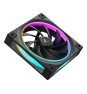 DeepCool FL12-3 in 1 Carcasa del ordenador Ventilador 12 cm Negro 3 pieza(s)