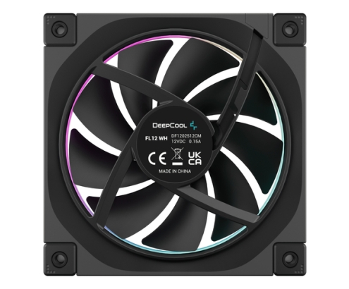 DeepCool FL12-3 in 1 Carcasa del ordenador Ventilador 12 cm Negro 3 pieza(s)