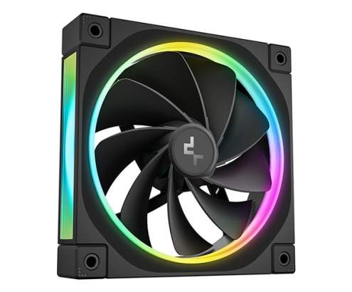 DeepCool FL12R-3 IN 1 Carcasa del ordenador Ventilador 12 cm Negro 3 pieza(s)