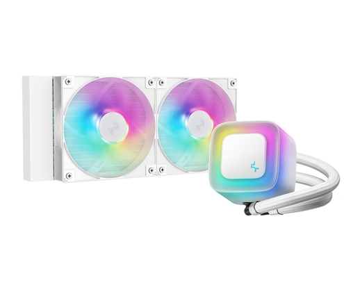 DeepCool LE240 V2 Procesador Sistema de refrigeración líquida todo en uno 12 cm Blanco
