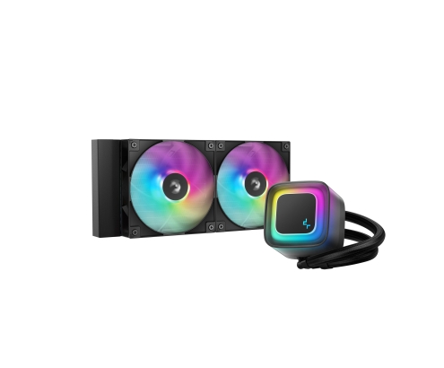 DeepCool LE240 V2 Procesador Sistema de refrigeración líquida todo en uno 12 cm Negro