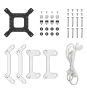 DeepCool LM240 WH Procesador Kit de refrigeración líquida 12 cm Blanco 1 pieza(s)