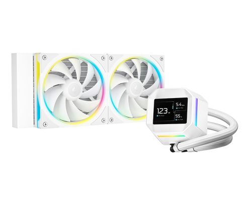 DeepCool LM240 WH Procesador Kit de refrigeración líquida 12 cm Blanco 1 pieza(s)