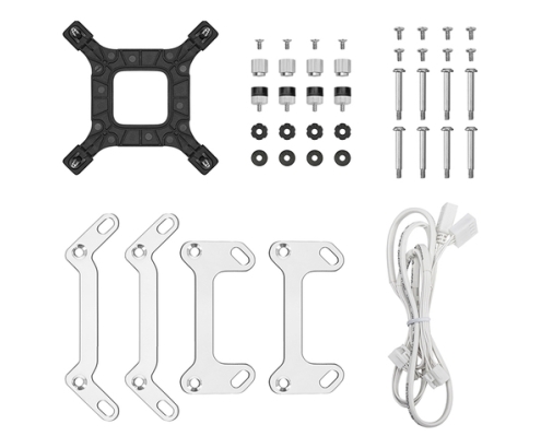 DeepCool LM240 WH Procesador Kit de refrigeración líquida 12 cm Blanco 1 pieza(s)