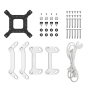 DeepCool LM360 WH Procesador Kit de refrigeración líquida 12 cm Blanco 1 pieza(s)