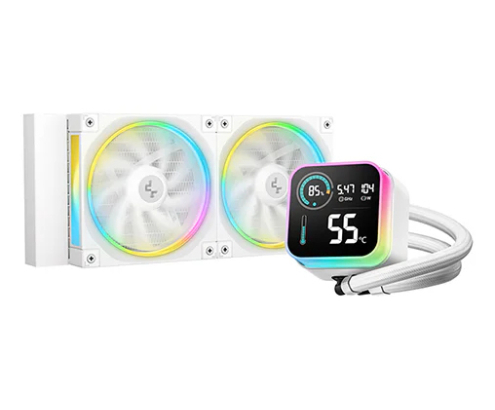 DeepCool LQ240 White Procesador Kit de refrigeración líquida 12 cm Blanco 1 pieza(s)