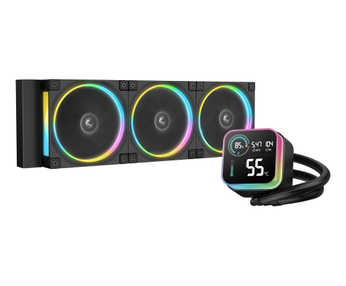 DeepCool LQ360 ULTRA ARGB Procesador Kit de refrigeración líquida 12 cm Negro