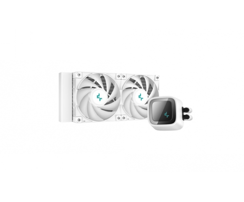 DeepCool LS520 WH Procesador Sistema de refrigeración lÍ­quida todo en uno 12 cm Blanco 1 pieza(s)