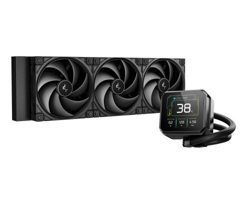 DeepCool Spartacus 360 Procesador Kit de refrigeración líquida 12 cm Negro