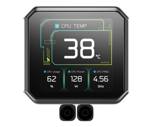 DeepCool Spartacus 360 Procesador Kit de refrigeración líquida 12 cm Negro