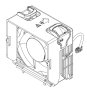 DELL 121-BBBX sistema de refrigeración para ordenador Carcasa del ordenador Ventilador