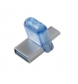 DELL AB135396 unidad flash USB 128 GB USB Type-A / USB Type-C 3.2 Gen 1 (3.1 Gen 1) Azul, Plata