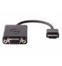 DELL Adaptador de cable de vÍ­deo HDMI, VGA (D-Sub) Negro