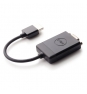 DELL Adaptador de cable de vÍ­deo HDMI, VGA (D-Sub) Negro