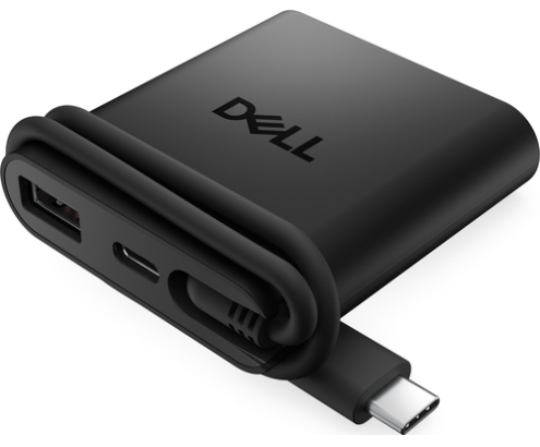 DELL DA225 Alámbrico USB 3.2 Gen 1 (3.1 Gen 1) Type-C Negro