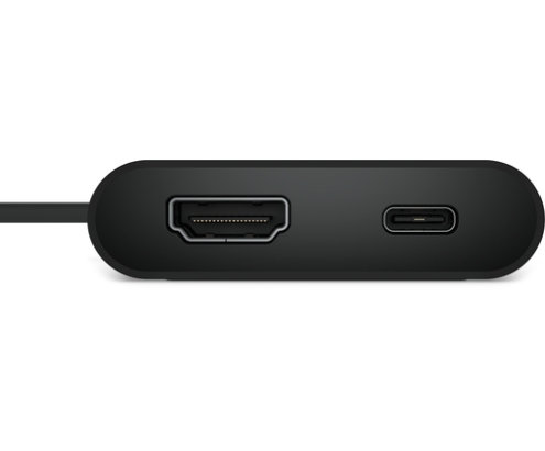DELL DA225 Alámbrico USB 3.2 Gen 1 (3.1 Gen 1) Type-C Negro
