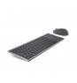 DELL KM7120W teclado y raton rf inalambrico bluetooth qwerty aleman gris titanio
