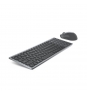 Dell KM7120W teclado y raton rf inalambrico bluetooth qzerty español gris titanio