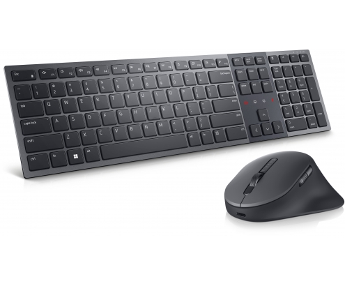 DELL KM900 teclado Ratón incluido RF Wireless + Bluetooth QWERTZ Alemán Grafito