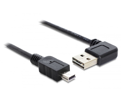 DeLOCK 5m USB 2.0 A - miniUSB m/m cable USB USB A Mini-USB A Negro