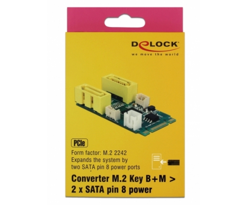DeLOCK 63464 tarjeta y adaptador de interfaz Interno SATA