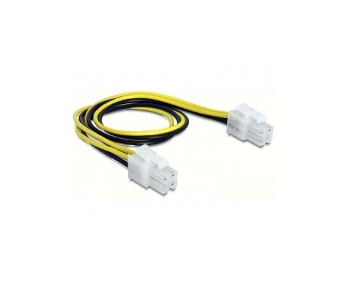 DeLOCK 65604 cable de transmisión Negro, Amarillo 0,3 m