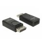 DeLOCK 66234 adaptador de cable de vÍ­deo DisplayPort HDMI tipo A (Estándar) Negro