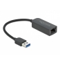 DeLOCK 66646 cambiador de género para cable USB 3.2 Gen 1 RJ45 Negro
