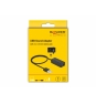 DeLOCK 66731 cable de audio 0,4 m 2 x 3.5mm USB tipo A Negro