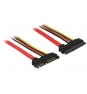 DeLOCK 83804 cable de SATA 1 m SATA 22-pin Negro, Rojo, Amarillo