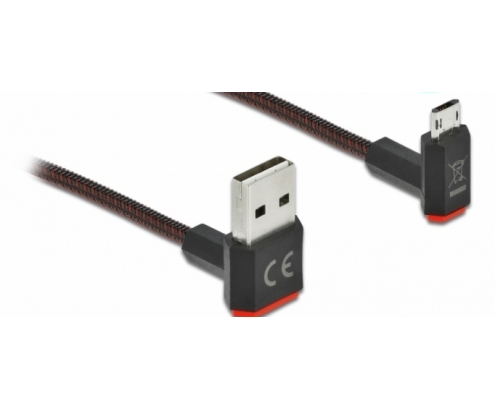 DeLOCK 85264 cable USB 0,2 m USB 2.0 USB A Micro-USB B Negro