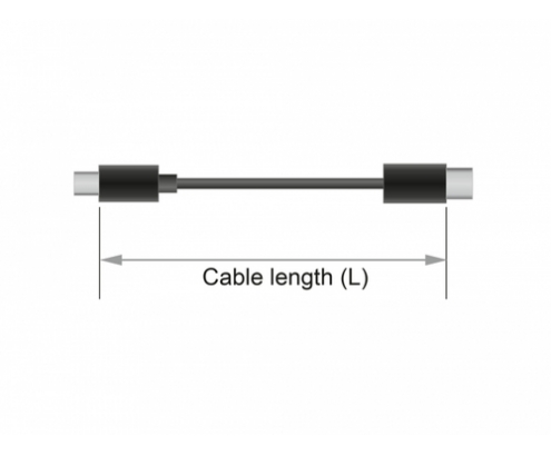 DeLOCK 85660 cable DisplayPort 2 m Negro