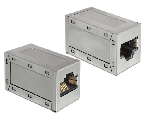 DeLOCK 86140 cambiador de género para cable RJ45 Plata