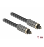 DeLOCK 86985 cable de audio 3 m TOSLINK Antracita