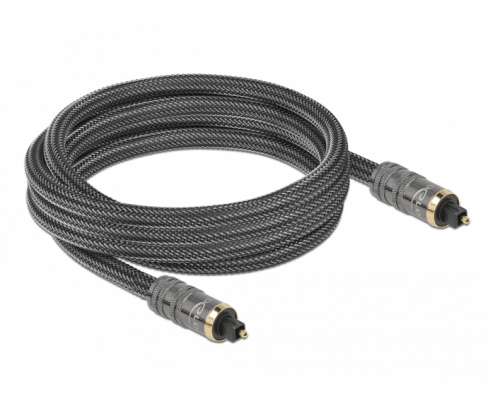 DeLOCK 86985 cable de audio 3 m TOSLINK Antracita