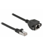 DeLOCK 87003 cable de red Negro 3 m Cat6a S/FTP (S-STP)